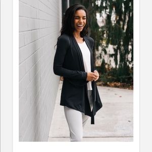 Zyia Black Yoga Cardigan XL